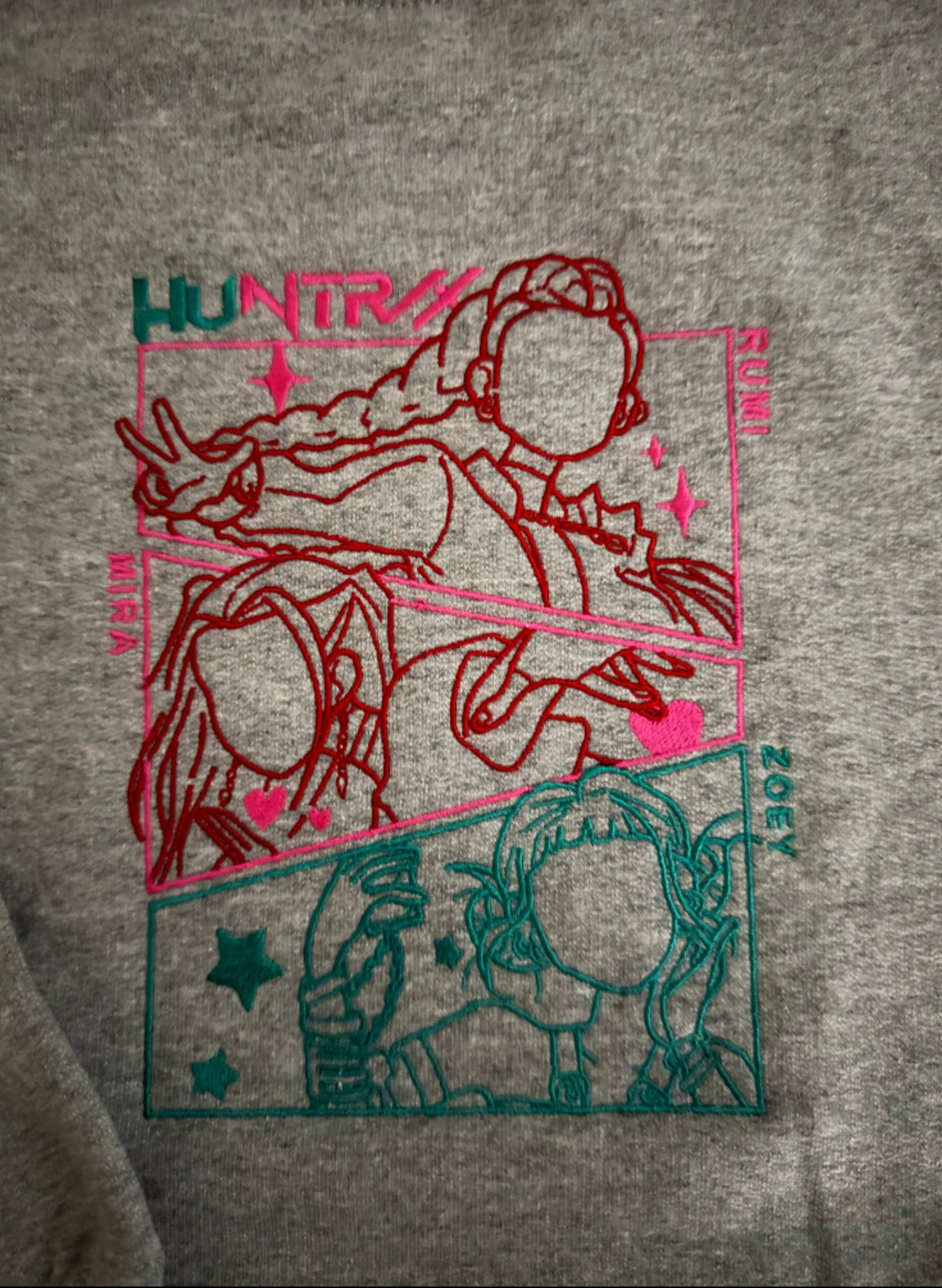 K-Pop Embroidery Crewneck